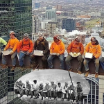 Chicago Iron Workers Recreate Iconic ‘Lunch Atop a Skyscraper’ Photo from 1932