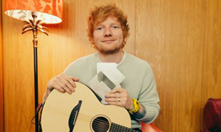 Ed Sheeran Claims 14th UK Number 1 with ‘Eyes Closed’