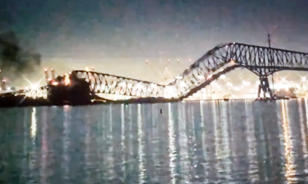 VIDEO – Baltimore’s Key Bridge Collapses Following Container Ship Collision