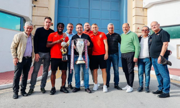 Hamrun Spartans Celebrate Premiership Victory with Visit to Corradino Correctional Facility