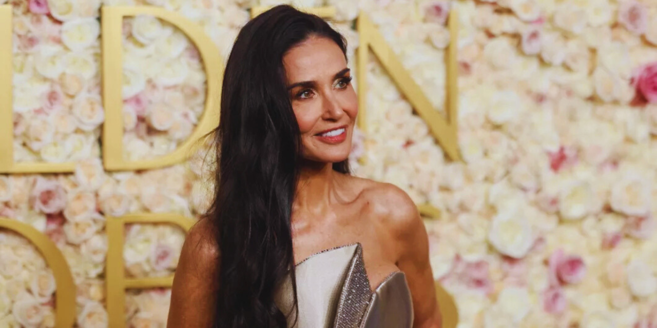 Demi Moore Shines at the 2025 Golden Globes but Feels “A Little Naked”