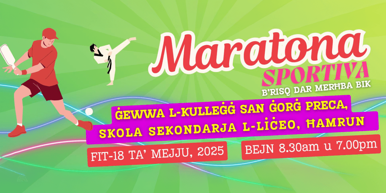 Community Unites for “Dar Merħba Bik” Charity Sports Marathon
