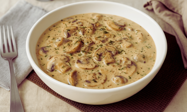 Easy & Creamy Mushroom Sauce Recipe