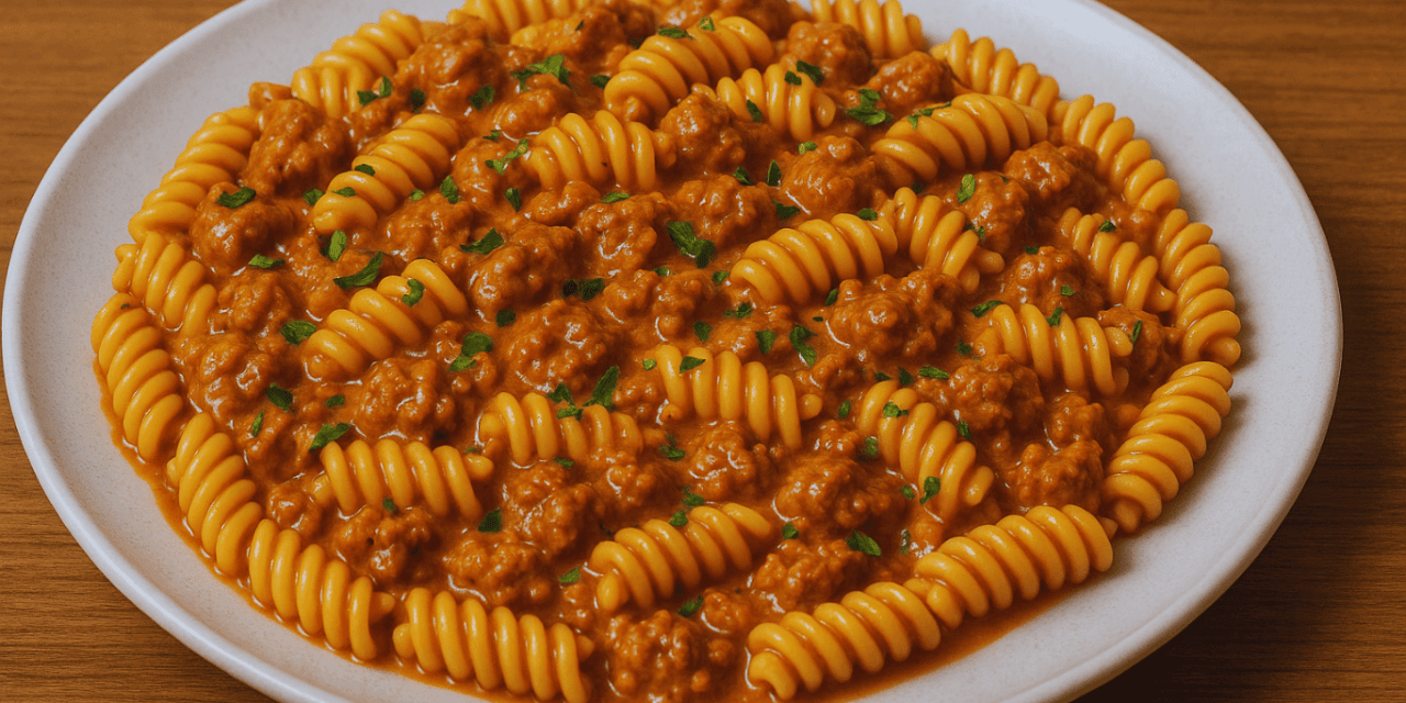 Authentic Maltese Sausage Pasta