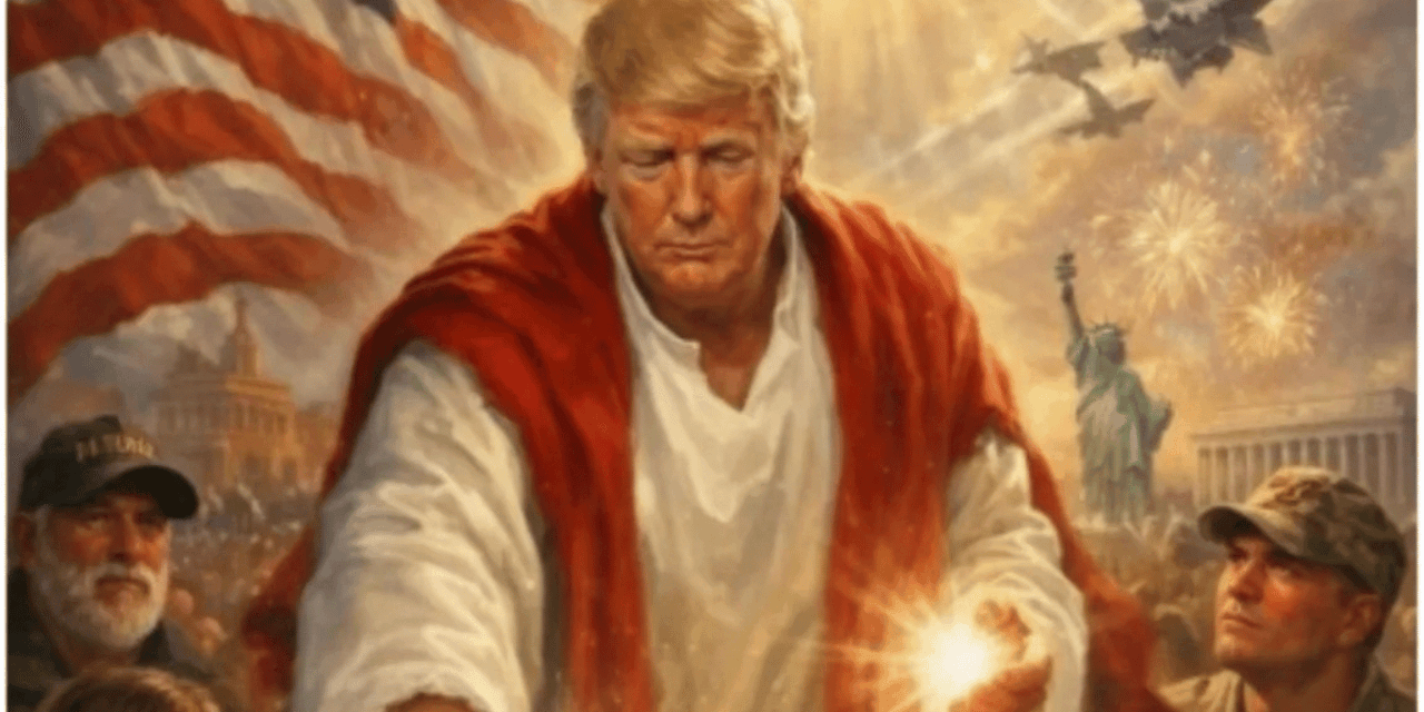 Trump Removes Controversial Post Depicting Him in Jesus-Like Healing Pose