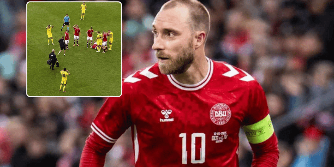 Christian Eriksen Collapses During Denmark vs. Ukraine Match, Now Conscious