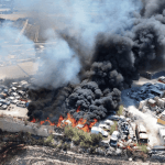 Żebbuġ Fire: Grass Blaze Spreads to Scrapyard, Closing Mdina Road